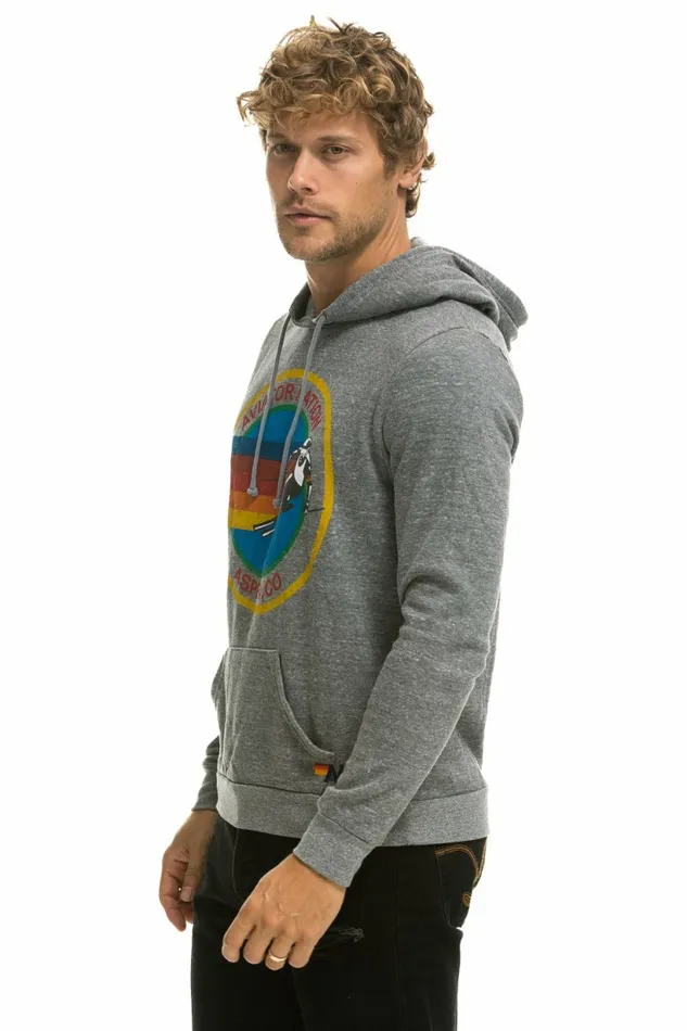 Women AVIATOR NATION ASPEN PULLOVER HOODIE 8211 HEATHER GREY Aviator Nation Hoodies Women AVIATOR NATION ASPEN PULLOVER HOODIE 8211 HEATHER GREY Aviator Nation Hoodies