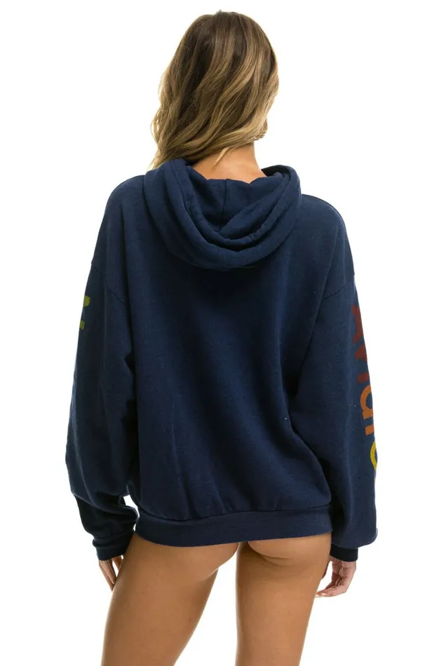 Women AVIATOR NATION ASPEN RELAXED PULLOVER HOODIE 8211 NAVY Aviator Nation Hoodies Women AVIATOR NATION ASPEN RELAXED PULLOVER HOODIE 8211 NAVY Aviator Nation Hoodies