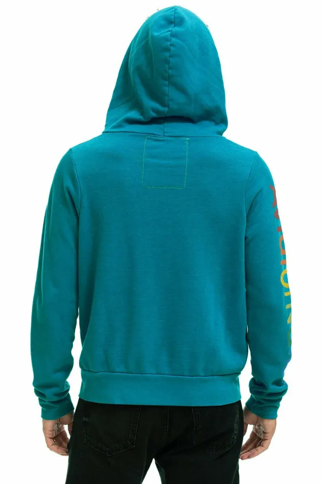 Women AVIATOR NATION AUSTIN HOODIE 8211 TEAL Aviator Nation Hoodies Women AVIATOR NATION AUSTIN HOODIE 8211 TEAL Aviator Nation Hoodies