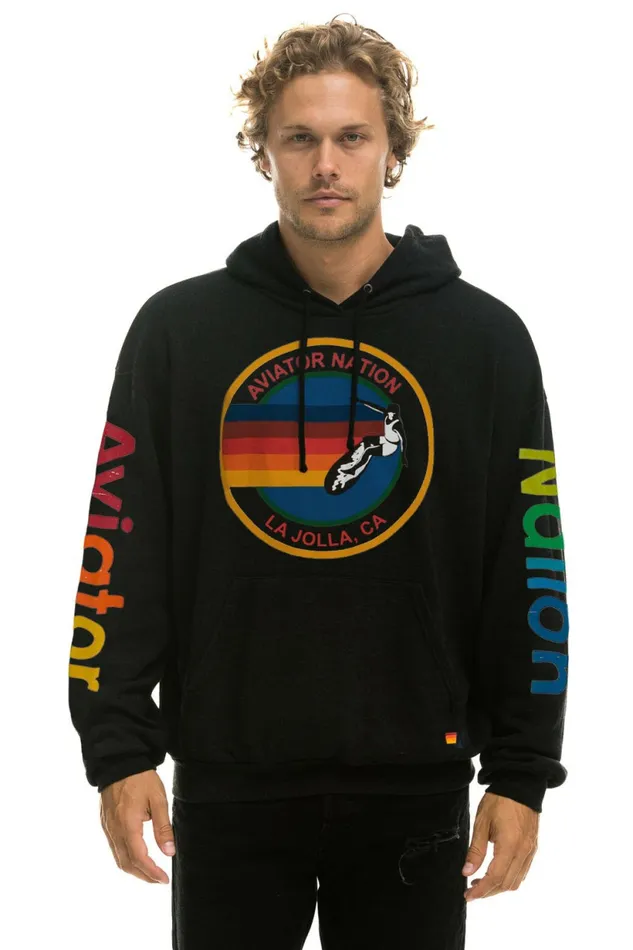 Women AVIATOR NATION LA JOLLA RELAXED PULLOVER HOODIE Aviator Nation Hoodies Women AVIATOR NATION LA JOLLA RELAXED PULLOVER HOODIE Aviator Nation Hoodies