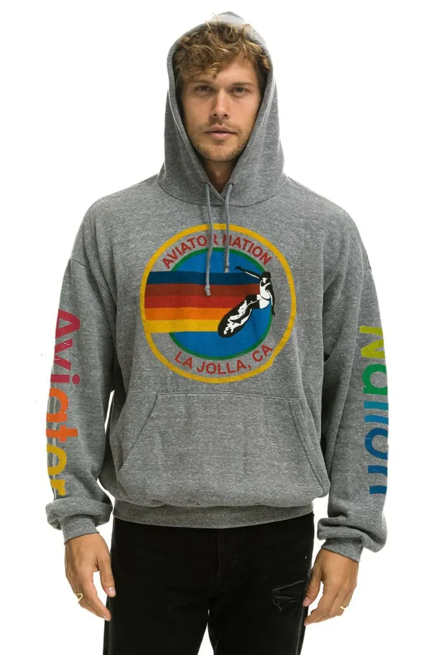 Women AVIATOR NATION LA JOLLA RELAXED PULLOVER HOODIE Aviator Nation Hoodies Women AVIATOR NATION LA JOLLA RELAXED PULLOVER HOODIE Aviator Nation Hoodies