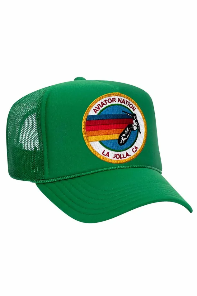 Women AVIATOR NATION LA JOLLA TRUCKER HAT Aviator Nation TruckerHats Women AVIATOR NATION LA JOLLA TRUCKER HAT Aviator Nation TruckerHats