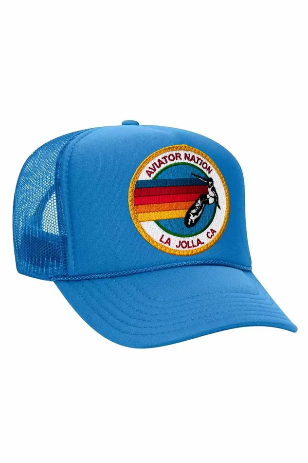 Women AVIATOR NATION LA JOLLA TRUCKER HAT Aviator Nation TruckerHats Women AVIATOR NATION LA JOLLA TRUCKER HAT Aviator Nation TruckerHats