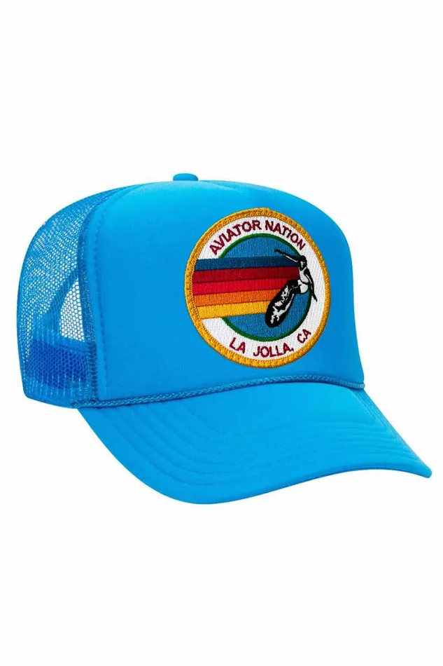 Women AVIATOR NATION LA JOLLA TRUCKER HAT Aviator Nation TruckerHats Women AVIATOR NATION LA JOLLA TRUCKER HAT Aviator Nation TruckerHats