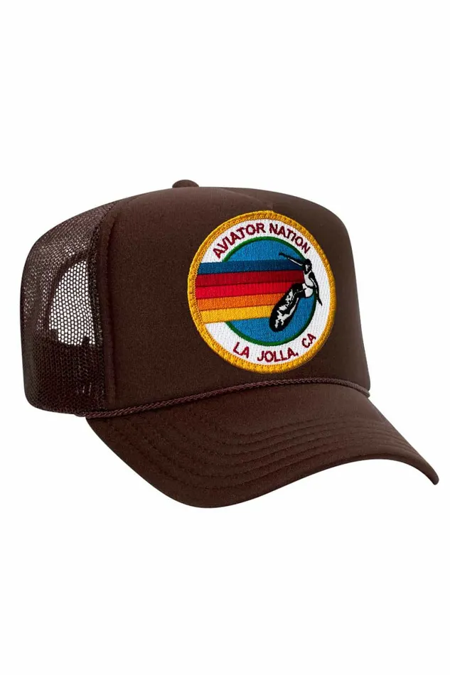 Women AVIATOR NATION LA JOLLA TRUCKER HAT Aviator Nation TruckerHats Women AVIATOR NATION LA JOLLA TRUCKER HAT Aviator Nation TruckerHats