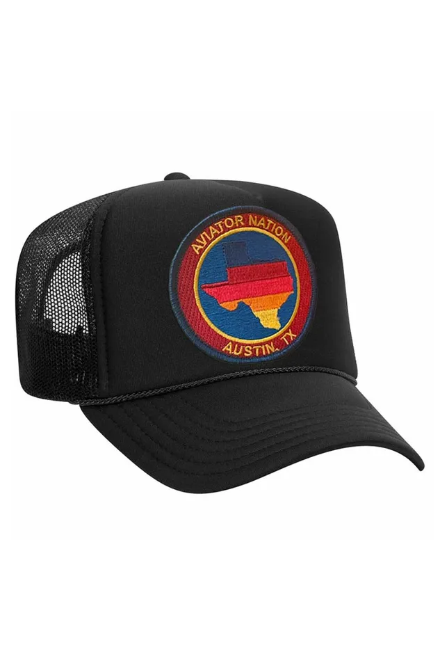 Women AVIATOR NATION TEXAS TRUCKER HAT Aviator Nation TruckerHats