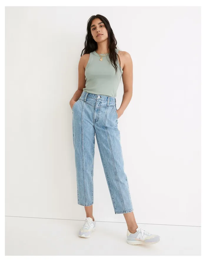 Women Balloon Jeans In Verner Wash Verner Wash Madewell Jeans