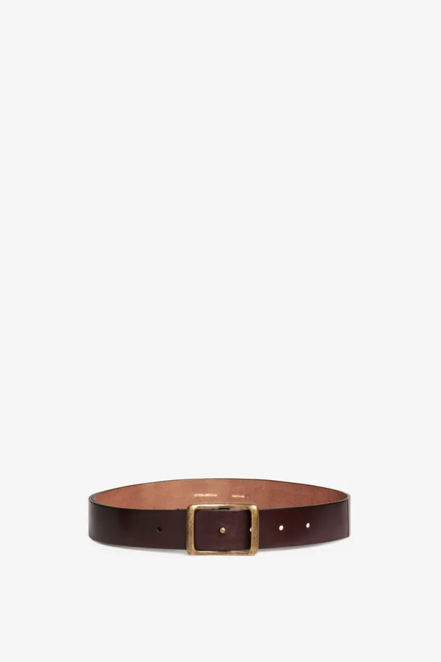 Women Belts Victoria Beckham Utility Belt In Chocolate Brown