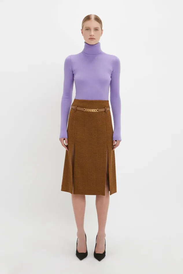 Women Belts Victoria Beckham Watch Strap Detail Belt In KhakiBrown
