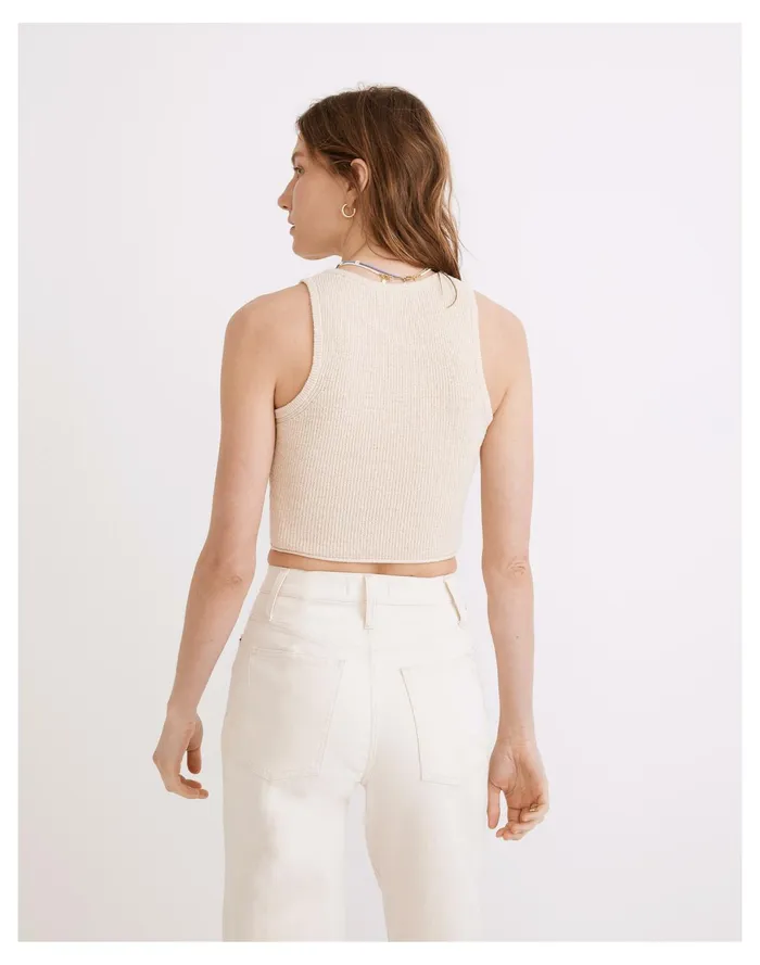Women Birchmoor Sweater Tank Heather Oatmeal Madewell Sweaters Women Birchmoor Sweater Tank Heather Oatmeal Madewell Sweaters