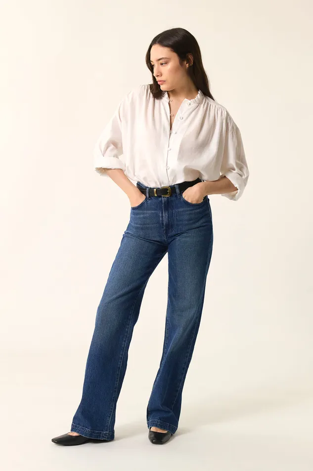 Women Blouse Rudy Ecru Blouse Coton cru Des Petits Hauts Blouses Shirts and Tops