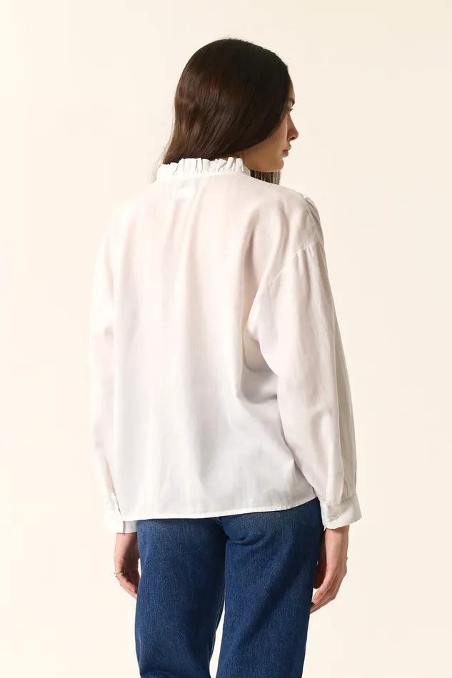 Women Blouse Rudy Ecru Blouse Coton cru Des Petits Hauts Blouses Shirts and Tops