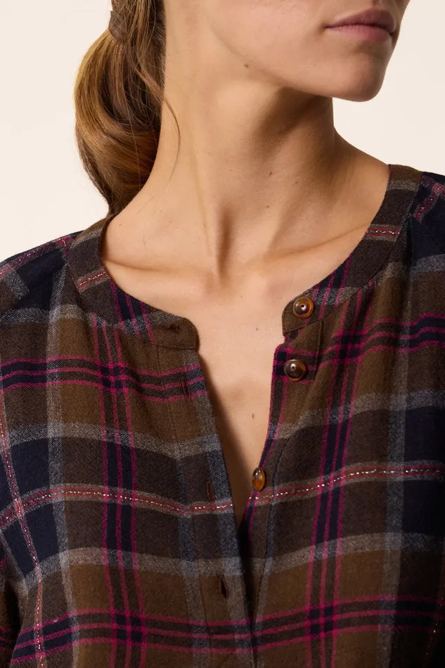 Women Blouse Tomi Boma Blouse Viscose Et Laine Multicolore Des Petits Hauts Blouses Shirts and Tops