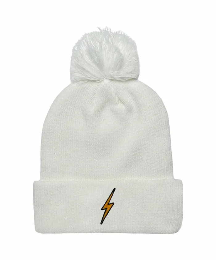 Women BOLT POM POM RIB BEANIE Aviator Nation Beanies Women BOLT POM POM RIB BEANIE Aviator Nation Beanies