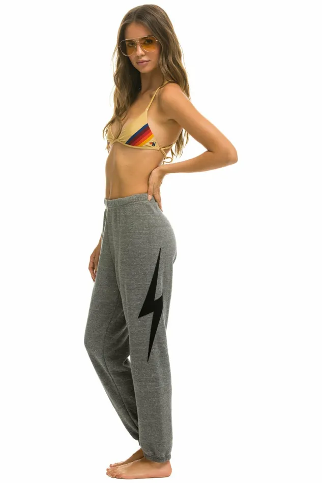 Women BOLT STITCH SWEATPANTS 8211 HEATHER BLACK Aviator Nation Sweatpants