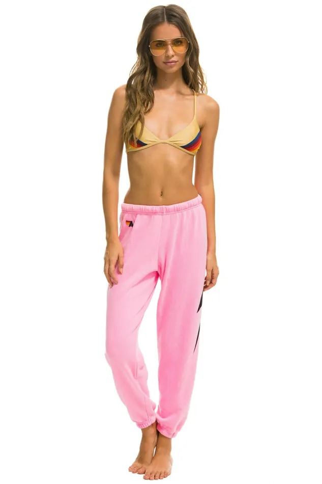 Women BOLT SWEATPANTS 8211 NEON PINK Aviator Nation BoltCollection Women BOLT SWEATPANTS 8211 NEON PINK Aviator Nation BoltCollection