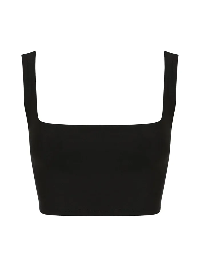 Women Bondi Born 8211 Caroline Bikini Top In Black The UNDONE Swimwear
