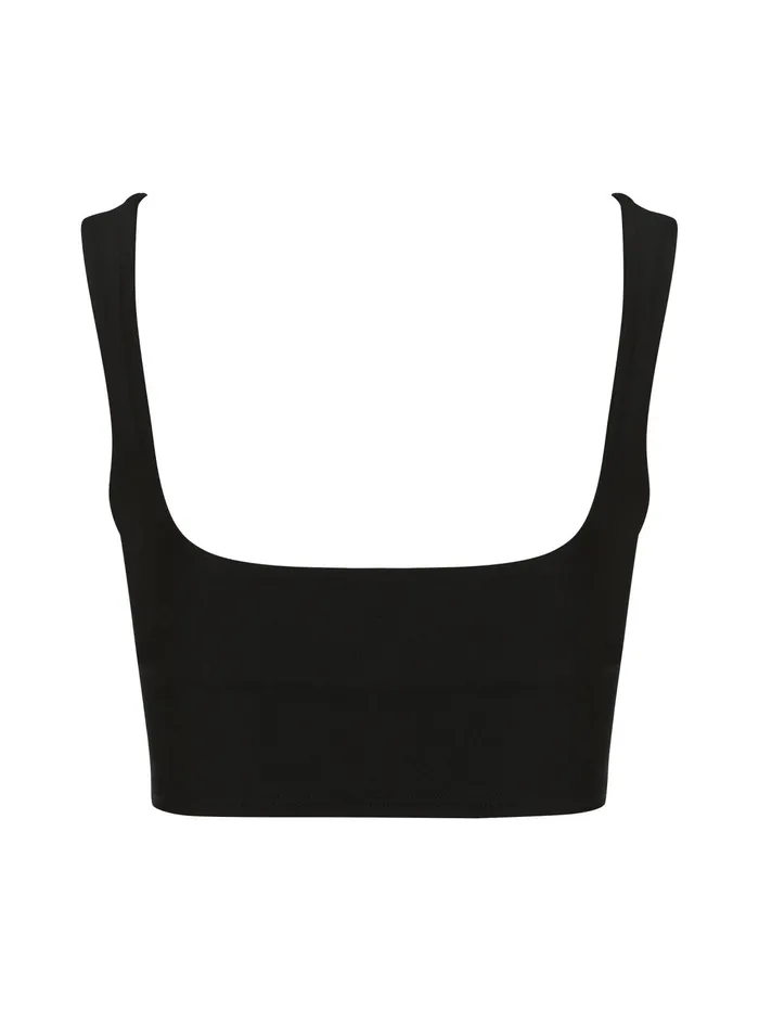 Women Bondi Born 8211 Caroline Bikini Top In Black The UNDONE Swimwear