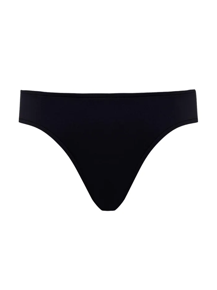 Women Bondi Born 8211 Nadia Bikini Bottom In Black The UNDONE Swimwear