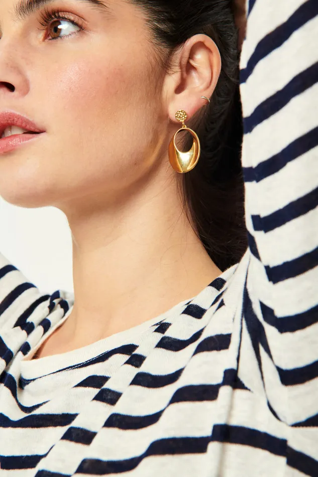 Women Boucles D039oreilles Leah Or Des Petits Hauts Jewellery Dph X Feeka