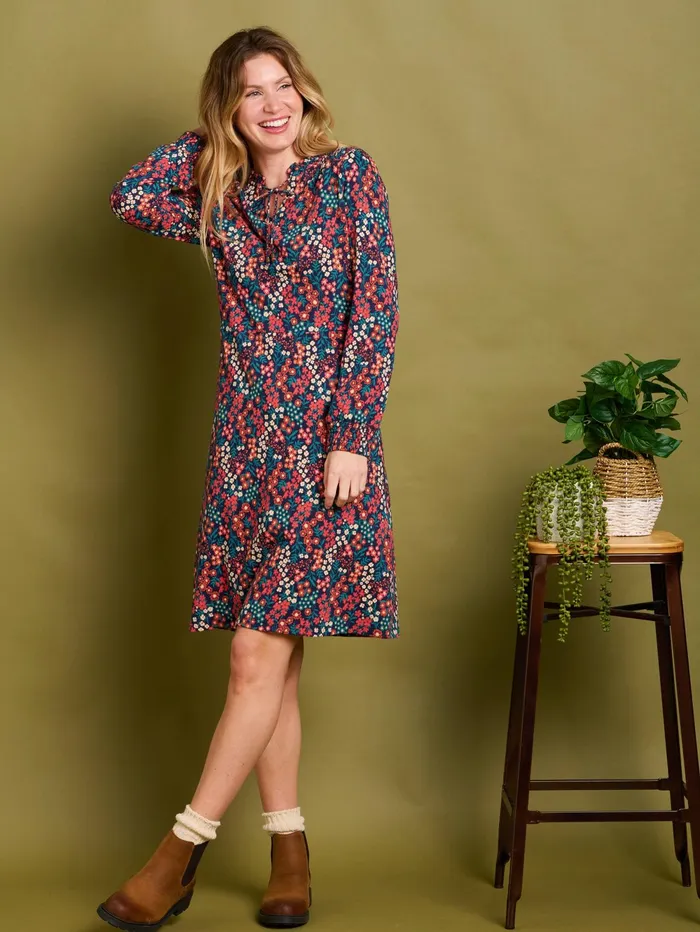 Women Brakeburn Dresses Blue Winter Ditsy Dress