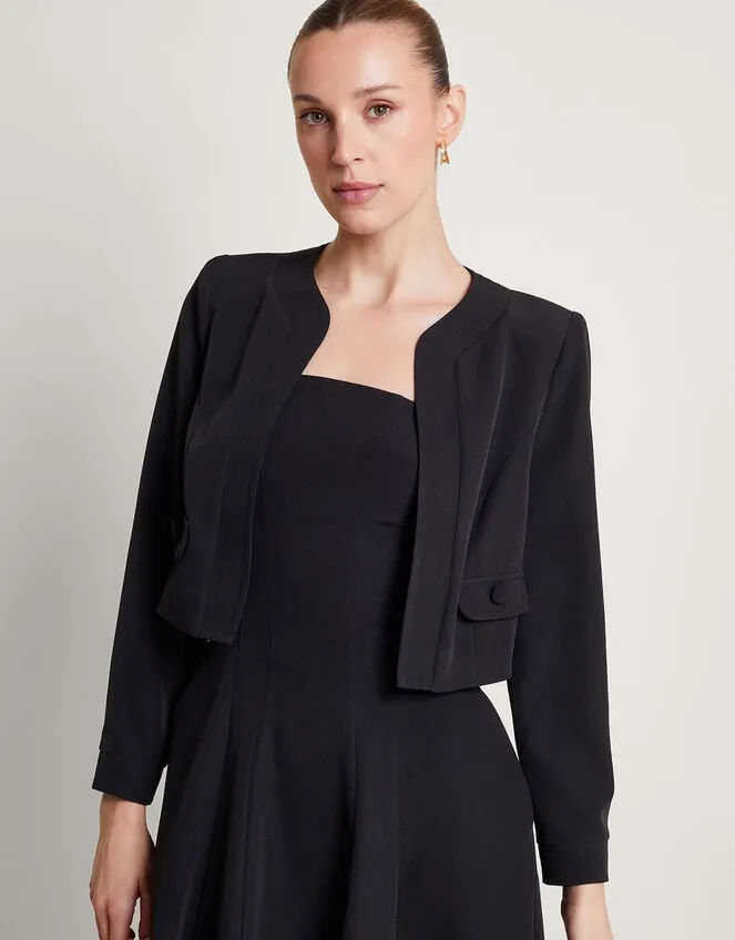 Women Briar Cropped Jacket Black Monsoon Jackets