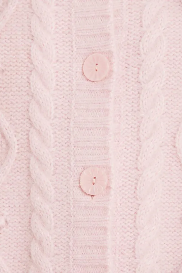 Women Capes Needle and Thread Sylvie Cable Cape Pink