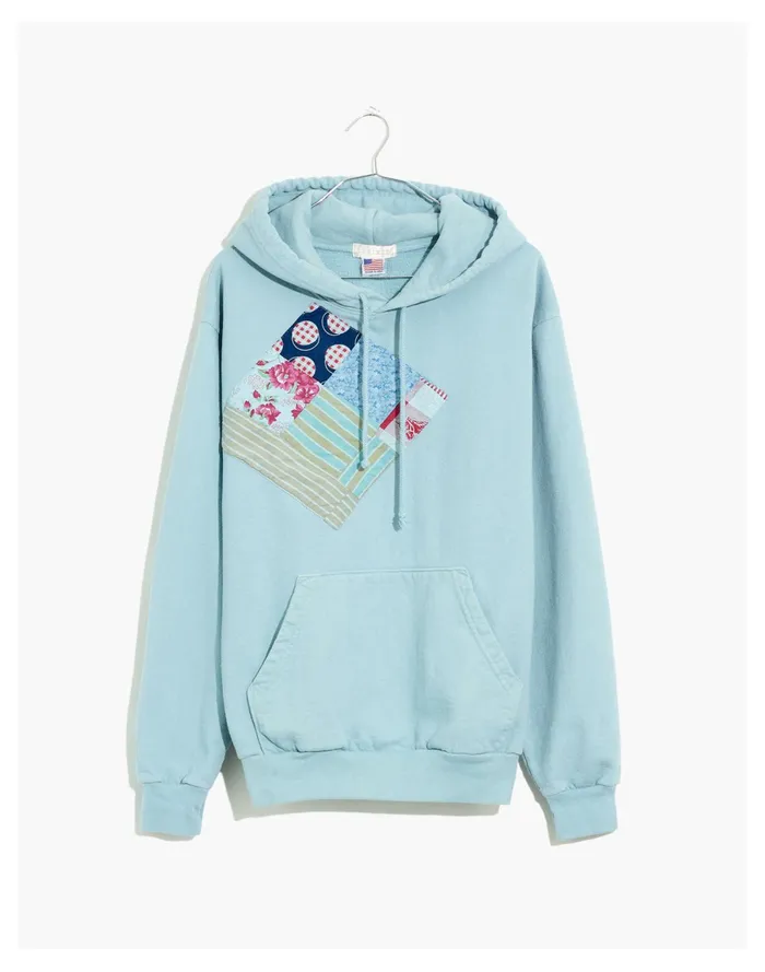 Women Carleen Overdyed Patchwork Hoodie Sweatshirt Skye Overdye Madewell Sweatshirts and Sweatpants Women Carleen Overdyed Patchwork Hoodie Sweatshirt Skye Overdye Madewell Sweatshirts and Sweatpants