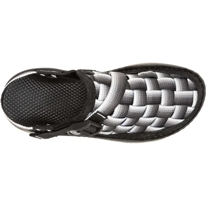 Women Chaco Clogs and SlipOns Canyon Woven Clog Fade Black and White