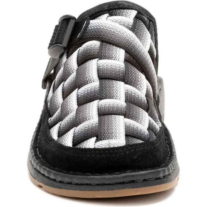 Women Chaco Clogs and SlipOns Canyon Woven Clog Fade Black and White