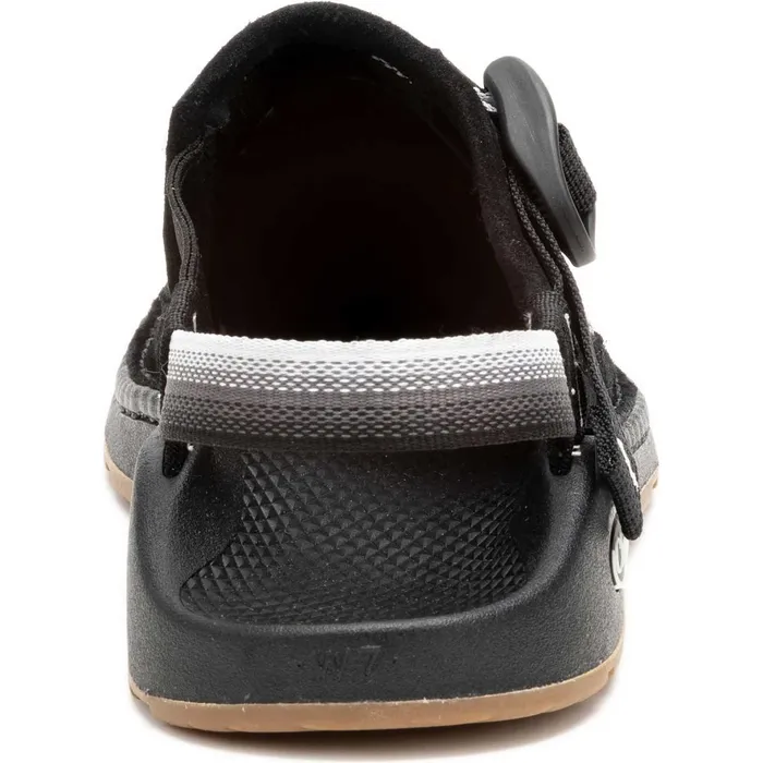 Women Chaco Clogs and SlipOns Canyon Woven Clog Fade Black and White