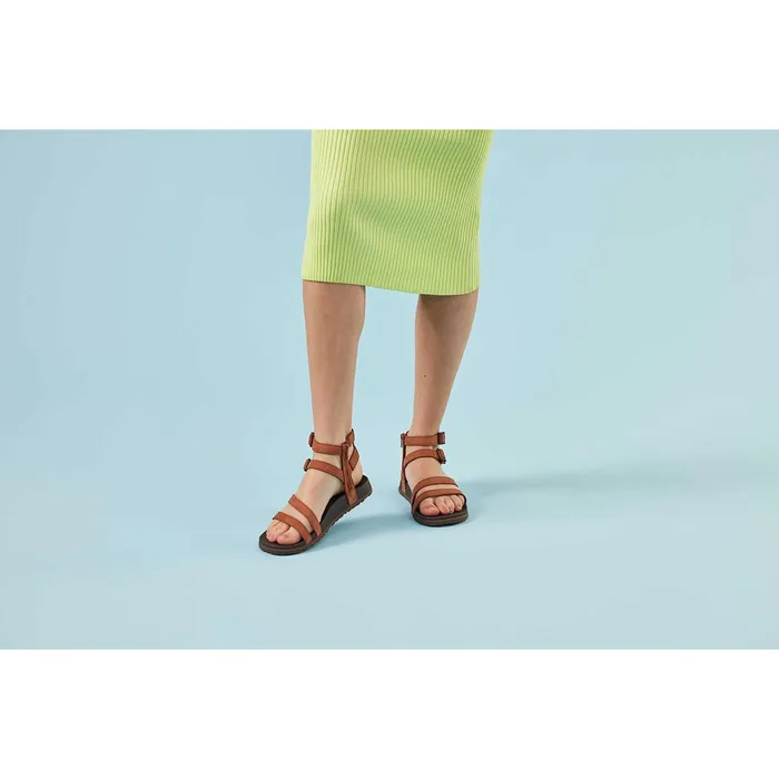 Women Chaco Sandals Lowdown Strappy High Sandal Black