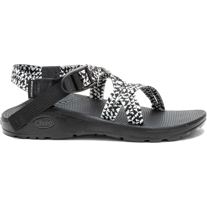 Women Chaco Z Adjustable Sandals Zx1 Cloud Dual Adjustable Straps Cushioned Sandal Pixel Bandw
