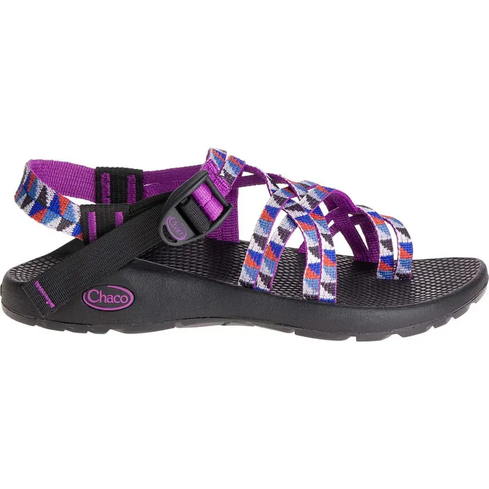 Women Chaco Z Adjustable Sandals Zx2 Dual Adjustable Straps Classic Sandal Camper Purple