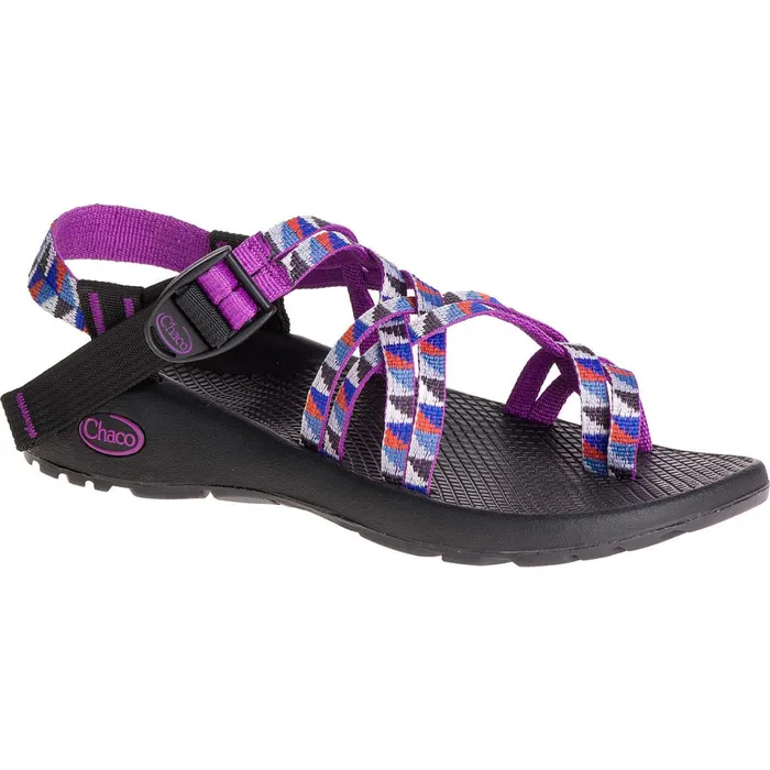Women Chaco Z Adjustable Sandals Zx2 Dual Adjustable Straps Classic Sandal Camper Purple