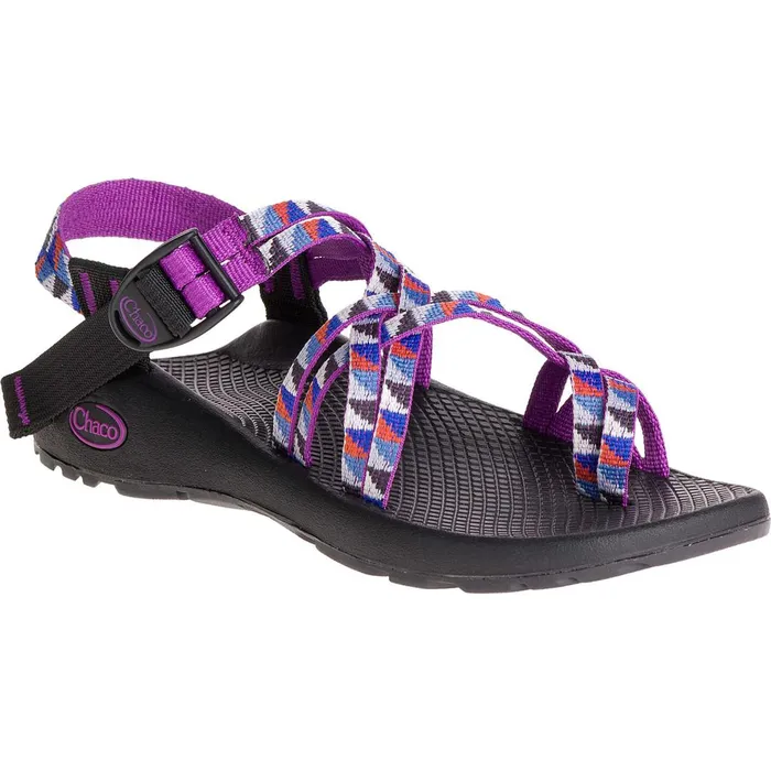 Women Chaco Z Adjustable Sandals Zx2 Dual Adjustable Straps Classic Sandal Camper Purple