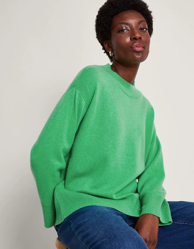 Women Claire Cashmere Jumper Green Monsoon Casualwear