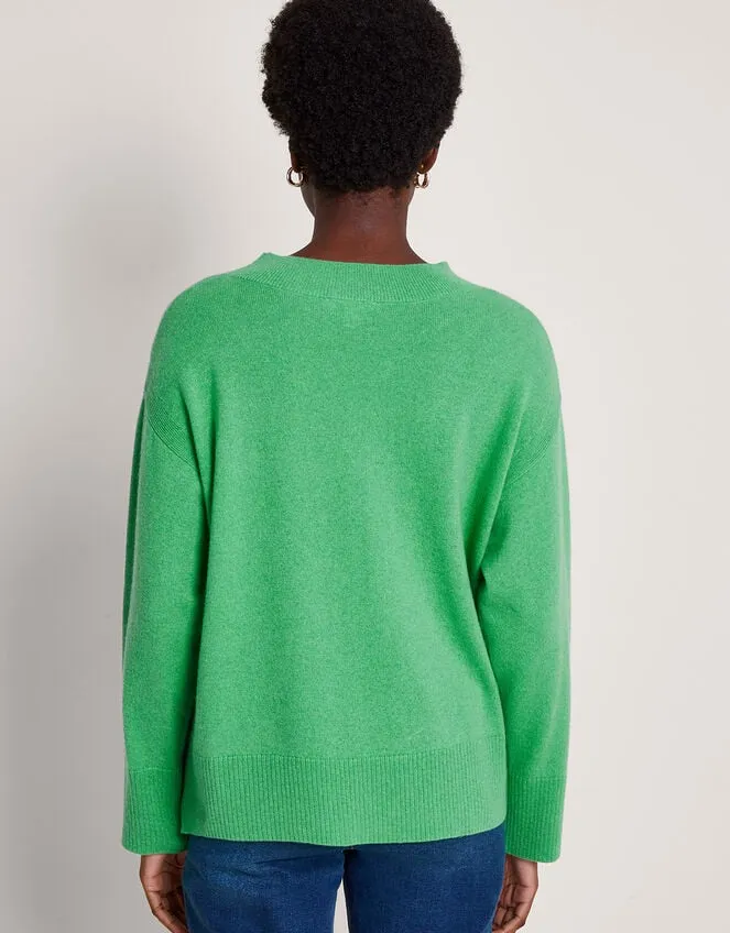 Women Claire Cashmere Jumper Green Monsoon Casualwear