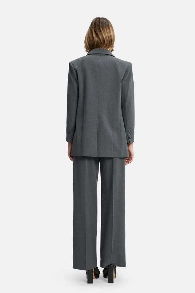 Women Coats Bardot Pin Stripe Classic Blazer In Grey Stripe Grey Stripe