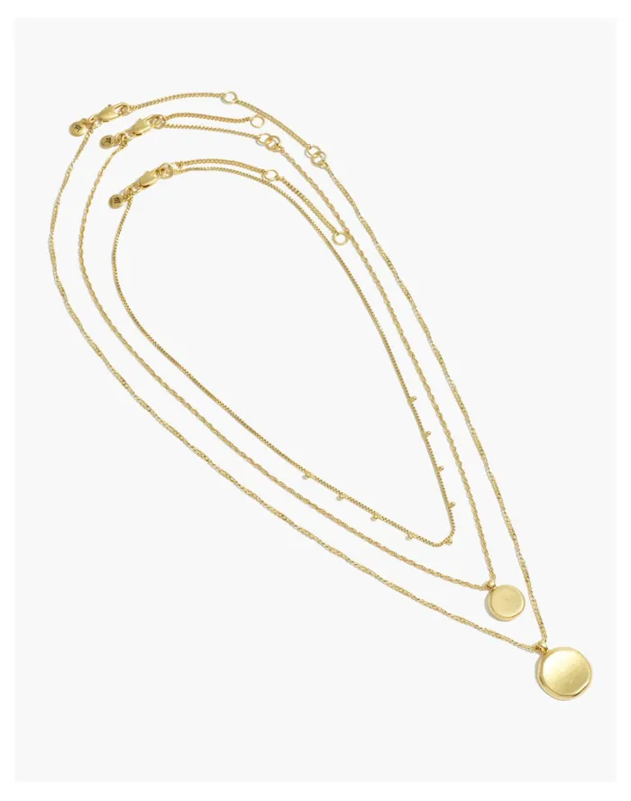 Women Coin Necklace Set Vintage Gold Madewell Necklaces Women Coin Necklace Set Vintage Gold Madewell Necklaces