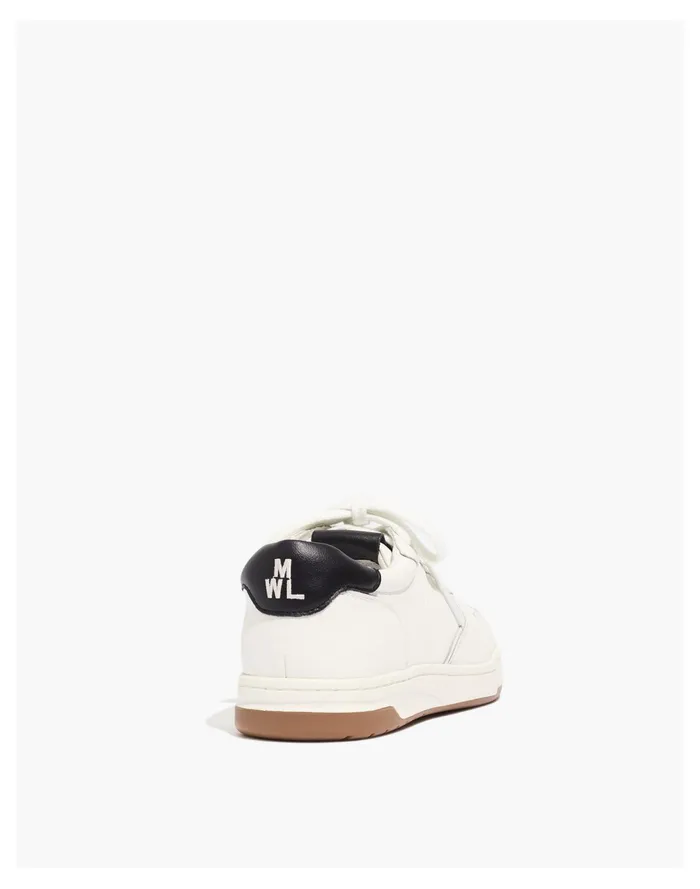 Women Court Sneakers In White And Black Leather Almist Black Multi Madewell Sneakers Women Court Sneakers In White And Black Leather Almist Black Multi Madewell Sneakers