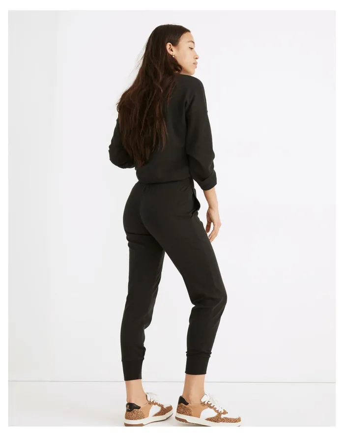 Women Curvy MWL Breeze Skinny Joggers True Black Madewell Pajamas Women Curvy MWL Breeze Skinny Joggers True Black Madewell Pajamas