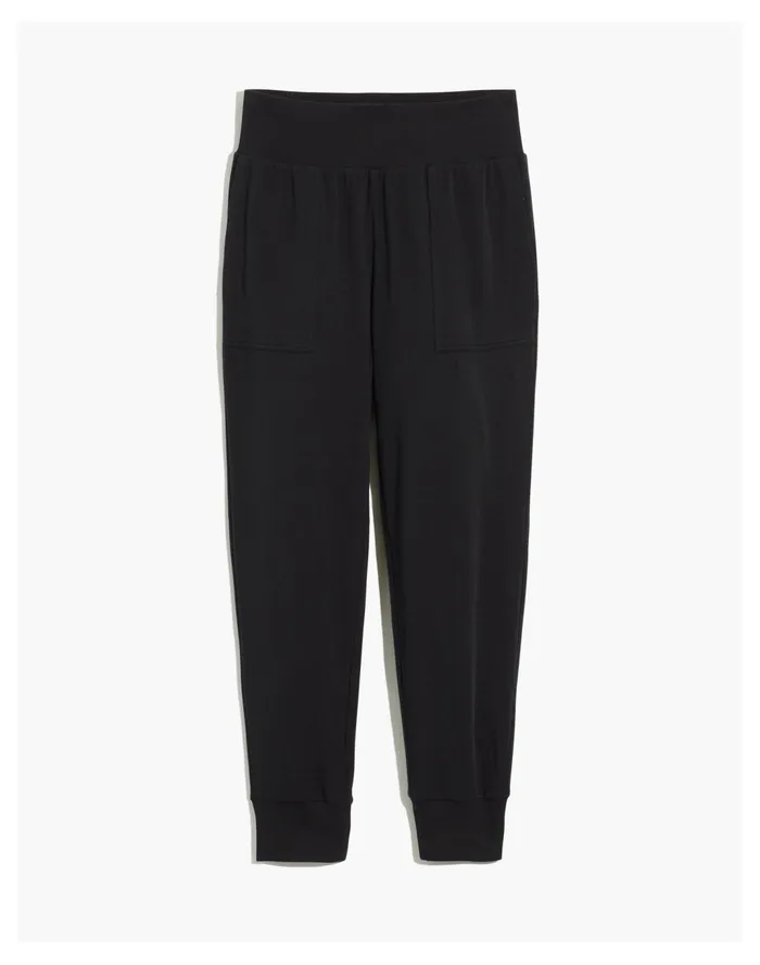 Women Curvy MWL Breeze Skinny Joggers True Black Madewell Pajamas Women Curvy MWL Breeze Skinny Joggers True Black Madewell Pajamas