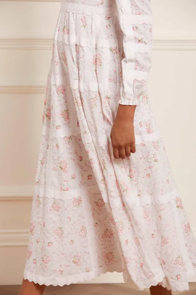Women Day Dresses Needle and Thread Vintage Ditsy Sophia Long Sleeve Ankle Gown Multi Women Day Dresses Needle and Thread Vintage Ditsy Sophia Long Sleeve Ankle Gown Multi