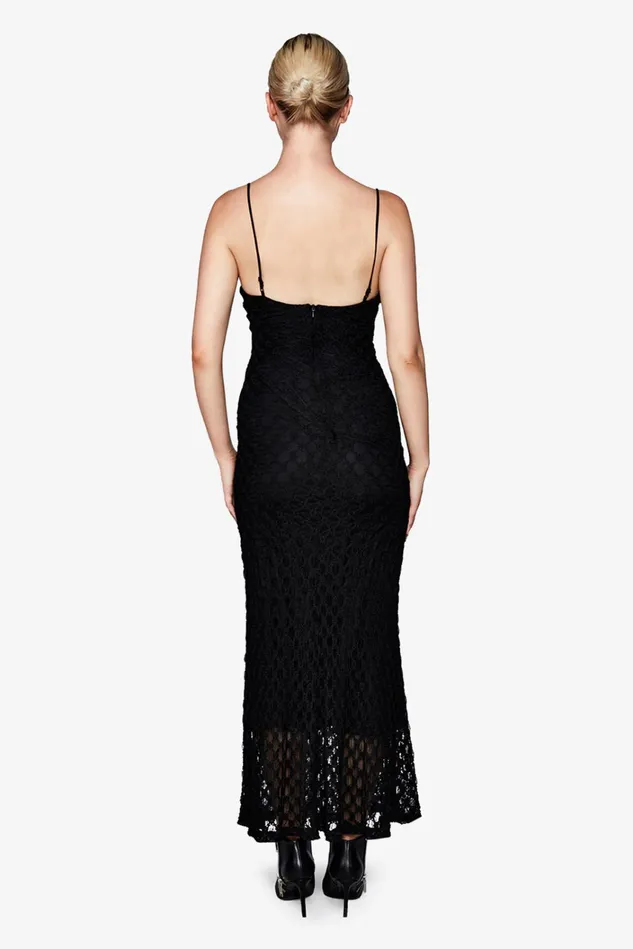 Women Day To Night Dresses Bardot Adoni Mesh Midi Dress In Black Black Women Day To Night Dresses Bardot Adoni Mesh Midi Dress In Black Black