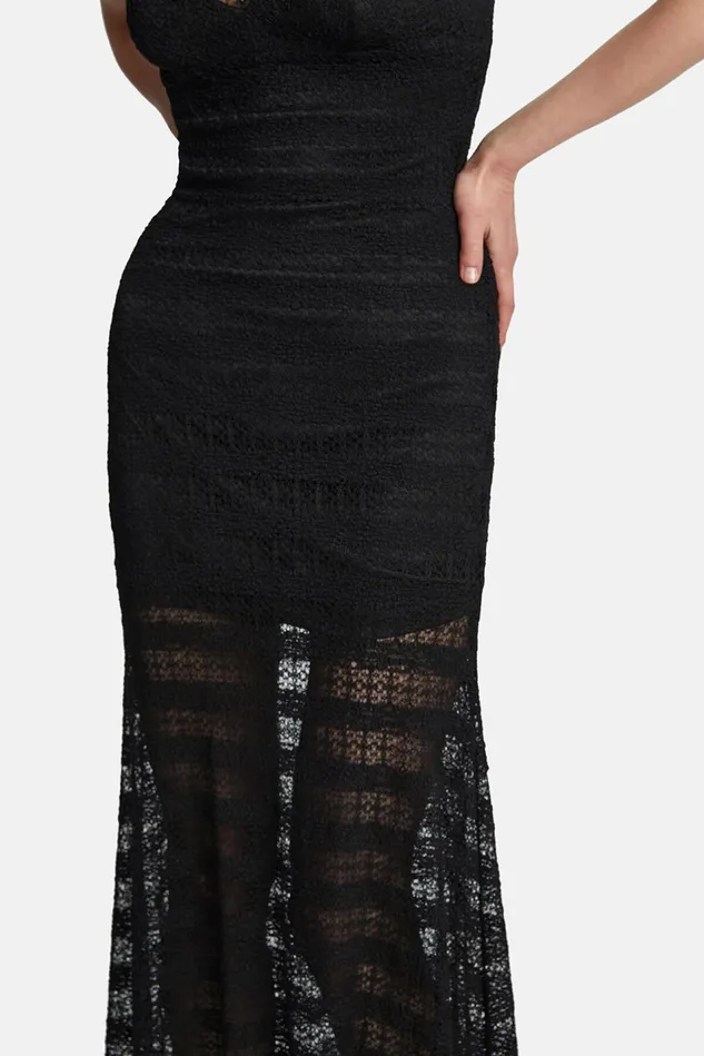 Women Day To Night Dresses Bardot Flynn Lace Dress In Black Black Women Day To Night Dresses Bardot Flynn Lace Dress In Black Black
