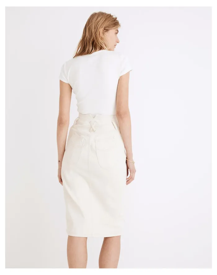 Women Denim High Waist Midi Skirt In Vintage Canvas Wash Vintage Canvas Madewell Skirts Women Denim High Waist Midi Skirt In Vintage Canvas Wash Vintage Canvas Madewell Skirts