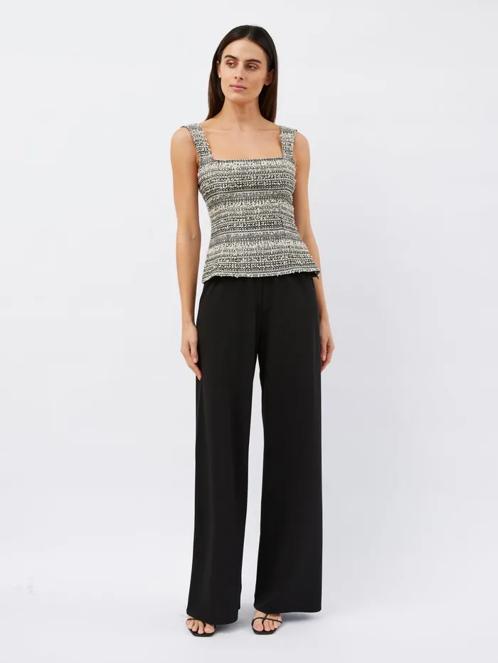 Women Dominique Healy 8211 Naia Cami In BlackIvory The UNDONE Tops