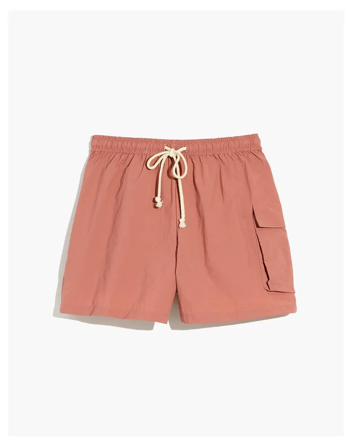 Women Donni Nylon Cargo Shorts Rhubarb Madewell Activewear Women Donni Nylon Cargo Shorts Rhubarb Madewell Activewear
