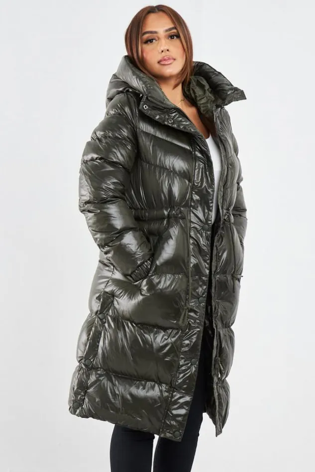 Women Doudoune Kaki Matelasse En Vinyle Khaki Brentiny Paris Parkas And Down Jackets Women Doudoune Kaki Matelasse En Vinyle Khaki Brentiny Paris Parkas And Down Jackets